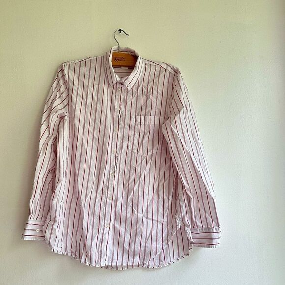 H&M Pink Striped Button Down Shirt - Picture 1 of 5